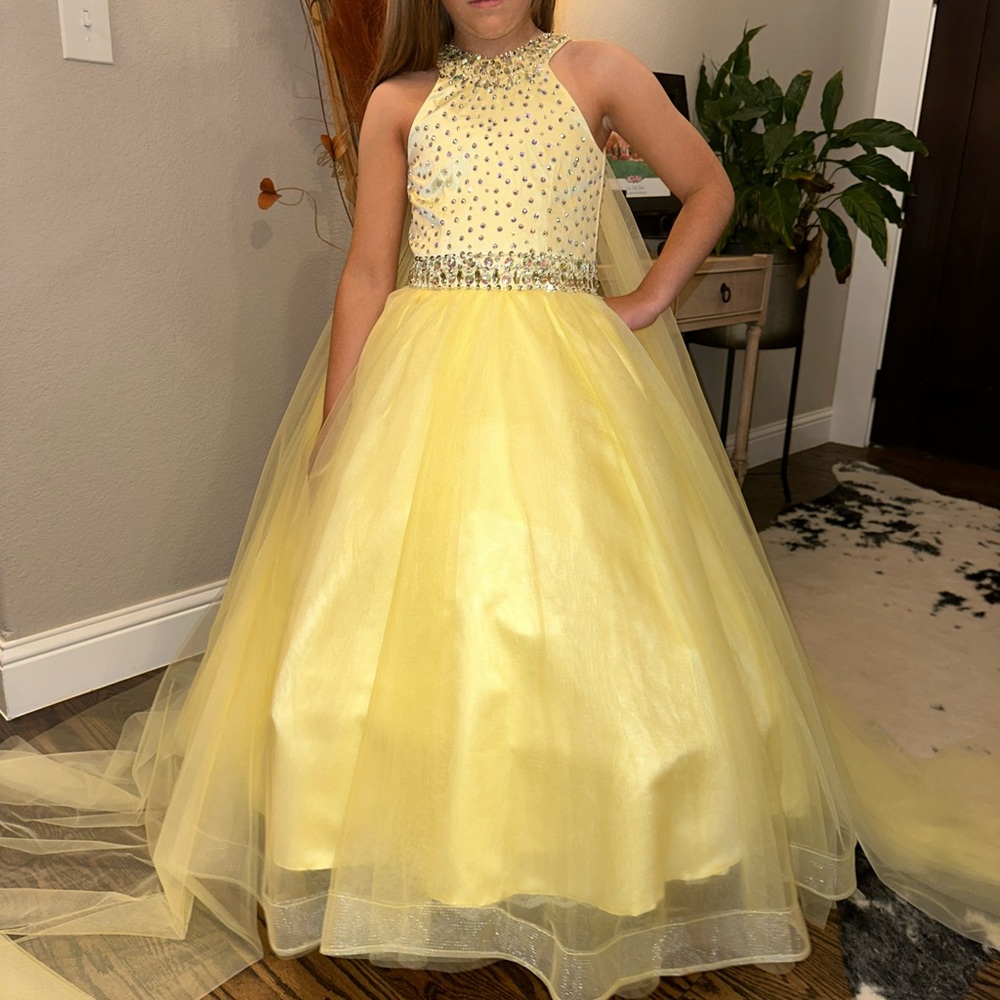 Yellow Pageant dress